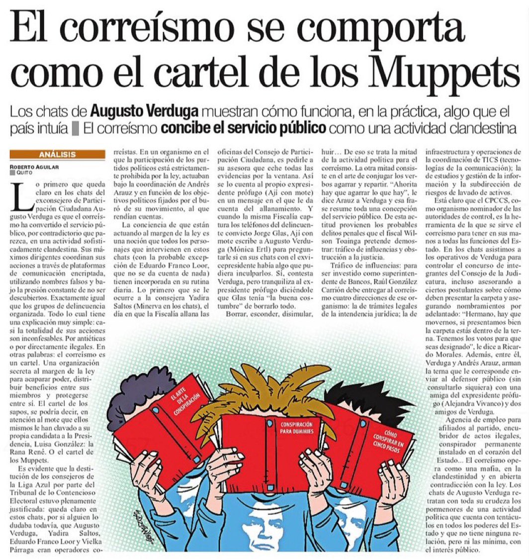 agentedelcaos33's tweet photo. “Borrar, esconder, disimular, huir … De eso se trata la mitad de la actividad política para el correísmo.” @raguilarandrade brillante ✨ https://t.co/NzDIzYsdNK