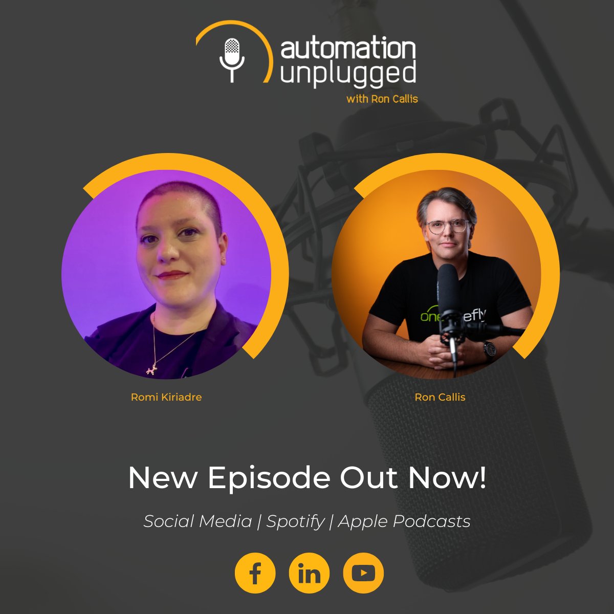 📢 Automation Unplugged is back with a new episode, an interview with a marketing expert at One Firefly: Romi Kiriadre, Senior Web Design.  

📺 Watch on LinkedIn, Facebook, or YouTube
🎧 Listen across all major streaming platforms

#AutomationUnplugged #Podcast #AVTweeps