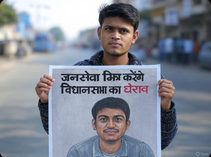 जन सेवा मेरा संकल्प, संघर्ष मेरा धर्म! अगर भगत सिंह बनना पड़े तो वो भी स्वीकार—हर आखिरी मोर्चे तक लड़ूंगा! स्वामी विवेकानंद की तरह उठूंगा, आज़ाद की तरह लडूंगा और अंबेडकर की तरह समाज का निर्माण करूंगा! #जनसेवा #संघर्ष"
जन सेवा मित्रो को बहाल करो मुख्य्मंत्री जी