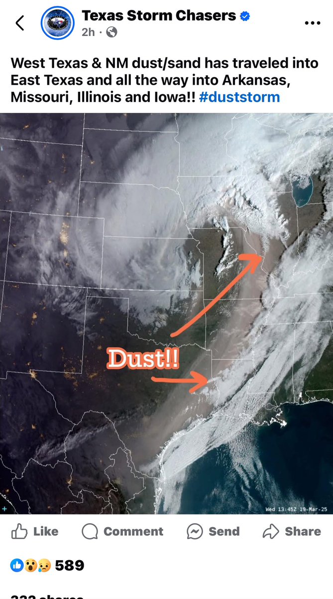 Dear Texas,NM please keep your dust to yourself. #dust