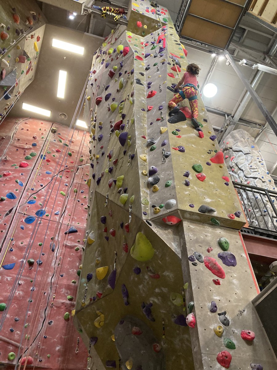 Climbing! With the whole family.