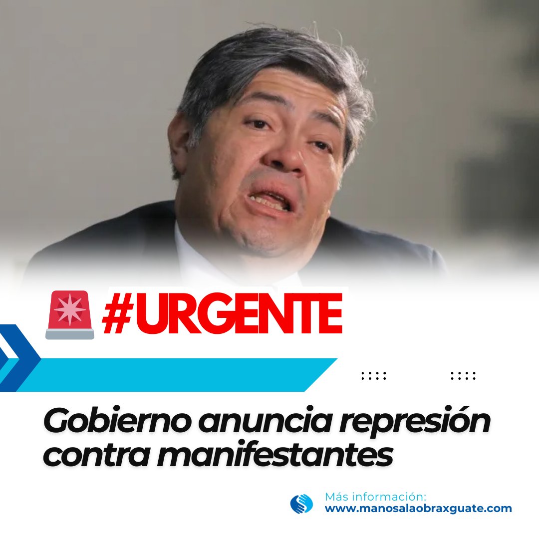 🚨 #URGENTE: El ministro de Gobernación advirtió que disolverá las protestas de ciudadanos que se oponen al seguro vehicular obligatorio. La medida ha generado indignación en sectores que denuncian una imposición sin consulta y ahora, una posible represión.