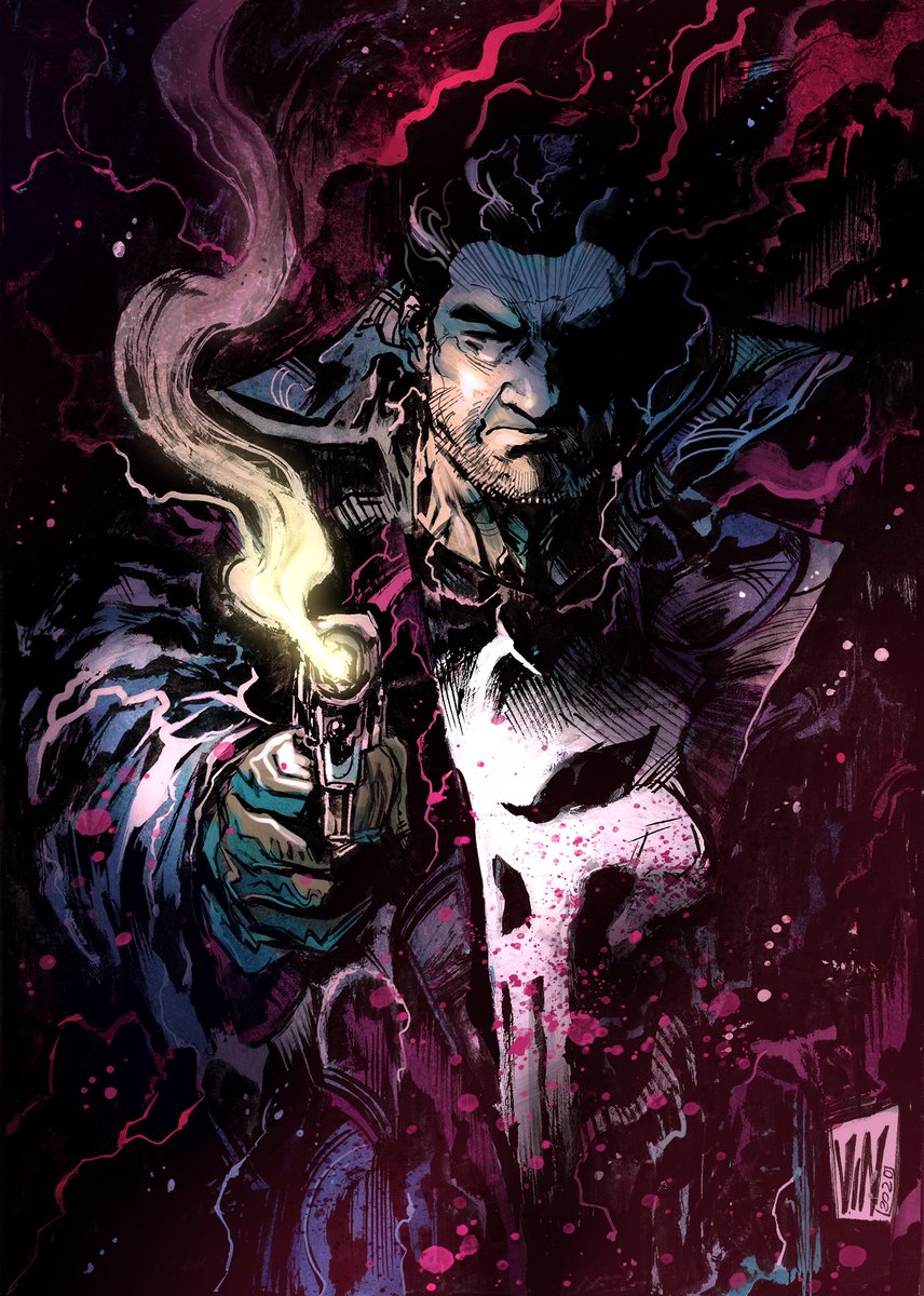 Frank Castle, AKA The Punisher! Old Drawing from 2020