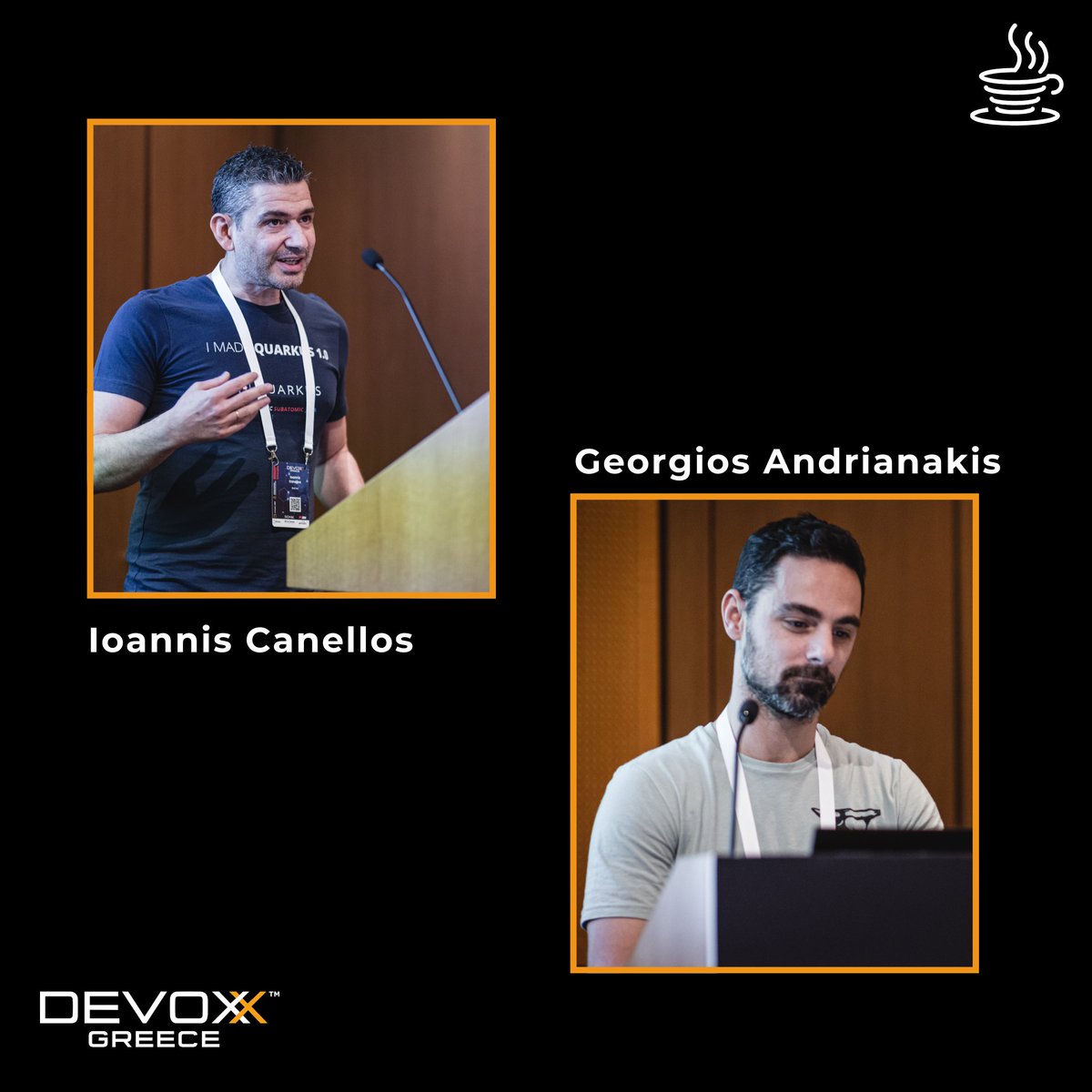 🚀 Meet the Java Track for Devoxx Greece 2025!

🎤 <a href="/alina_yurenko/">Аlina Yurenko 🇺🇦</a> 
🎤 <a href="/Olya_Gupalo/">Olga Gupalo 🇺🇦</a> 
🎤 <a href="/chwoerz/">Christian Wörz</a> 
🎤 <a href="/hansolo_/">Gerrit Grunwald 🇺🇦🇹🇼✌🏻</a>
🎤 <a href="/spencerbgibb/">Spencer Gibb (🦋 @spencer.gibb.us)</a> 
🎤 <a href="/dandreadis/">Dimitris Andreadis</a> 
🎤 <a href="/geoand86/">Georgios Andrianakis</a> 
🎤 <a href="/iocanel/">Ioannis Canellos</a>

🎟 Get your Ticket 👉devoxx.gr/#tickets

#DevoxxGR #Speakers #Java