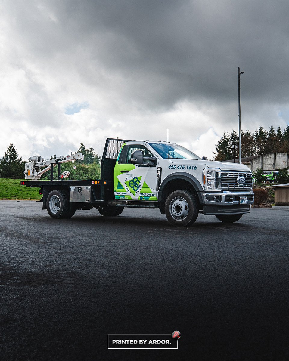 ARDORprinting's tweet image. Another fleet truck all wrapped up with its new custom half wrap on the cab for Equipment Sales Company! We can’t wait to see all their fleet vehicles driving around in matching vibrant colors and designs!
-
#vinylwrap #vehiclewraps #truckwraps #layednotsprayed #paintisdead