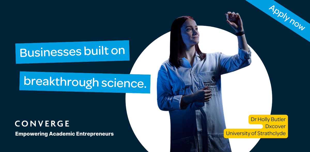 StrathInspire's tweet image. .@ConvergeC is on the lookout for researchers, creators and inventors with innovative ideas that can shape the future. Apply now to access expert-led training, peer support and connections.
 
Find out more and apply by 2nd April 2025 at convergechallenge.com