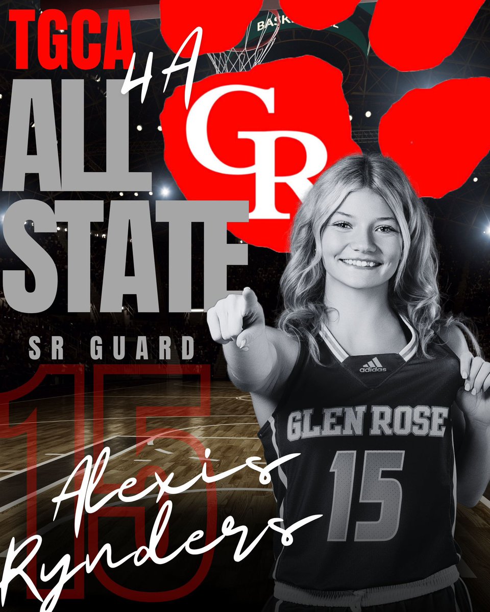 Congrats to Alexis Rynders for being selected TGCA All State! Alexis has been selected TGCA All-State all four years of her high school career!  #Rise_up
