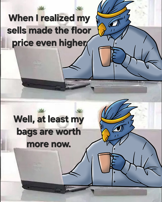 Just trust our mechanics.

🔹 Every sell burns tokens. Supply shrinks, value consolidates.
🔹 The Floor Price never drops. It only goes up.
🔹 A system built to last. Deflation at its core.
We don’t promise hype. We promise mechanics that work.
🚀 OnlyUp is coming. Stay ready.