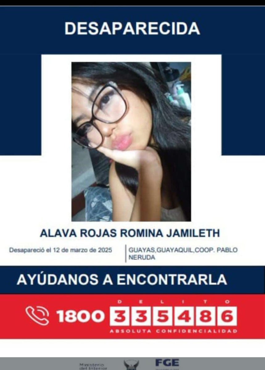 #DesaparecidosEcuador
Ayuden a compartir por favor, gracias