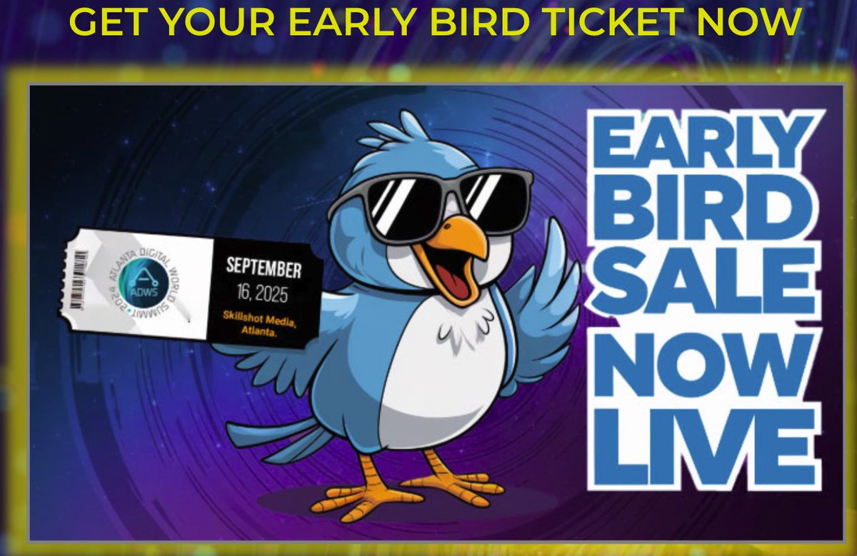 Get ready for the ultimate tech talk at the ATL Digital Word Summit on 16th September 2025!

🐥🎟️→ tinyurl.com/57994w8r

#Atlanta #business