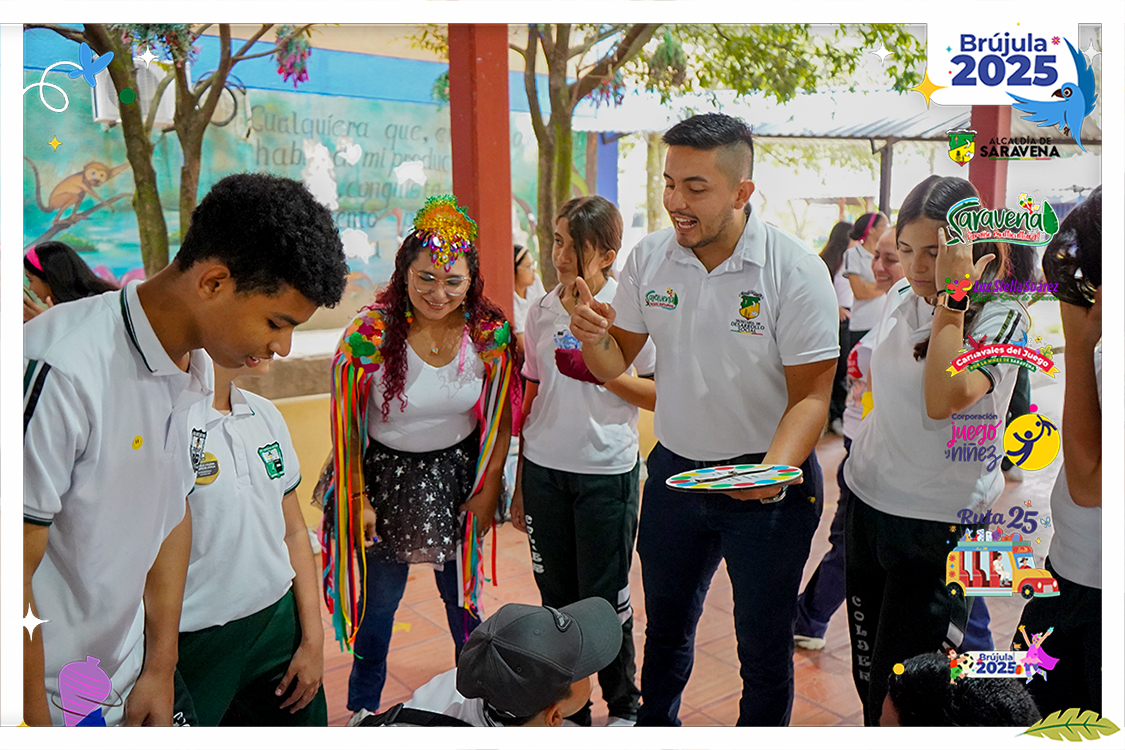 #SúmateJugando||¡El juego nos une y transforma en Saravena! 
El espíritu del juego está más vivo que nunca en Saravena, y lo llevamos a la I.E. José Eustasio Rivera en una jornada llena de energía y diversión junto al área de deportes de la Administración Municipal.  <a href="/juegoyninez/">Corporación Juego y Niñez</a>