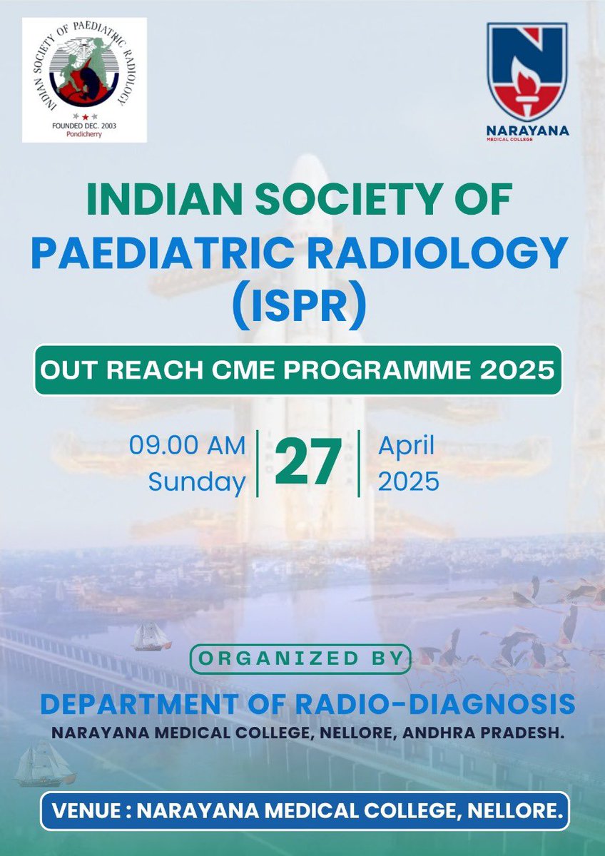 indian_spr's tweet photo. Excited about the upcoming ISPR outreach CME program at Narayana medical college, Nellore on 27 April. https://t.co/FCMO2rxcxM