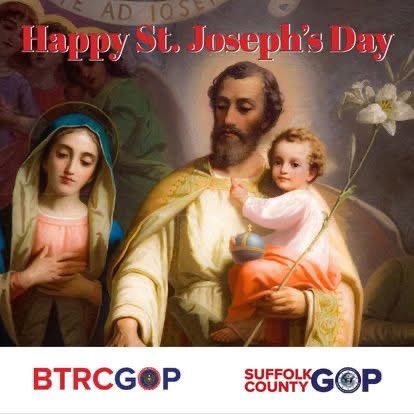 BrookhavenGOP's tweet image. Happy St. Joseph’s Day! 🙏💙 Today, we honor St. Joseph, the faithful protector of the Holy Family and a model of humility, hard work, and trust in God. May his example guide us in our daily lives. St. Joseph, pray for us! #StJosephsDay #FaithAndFamily #HumbleServant