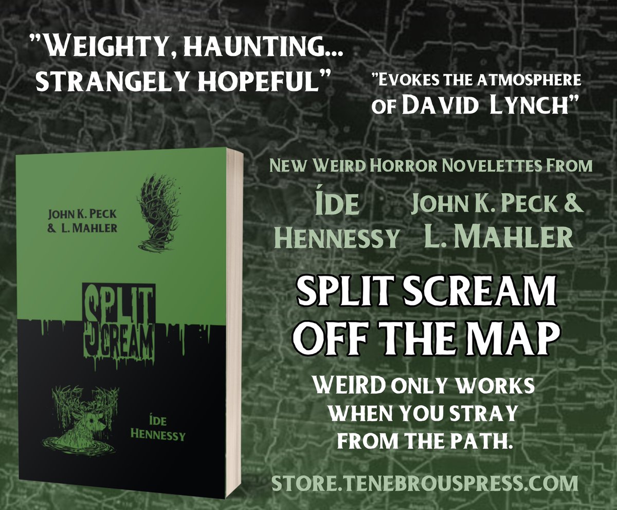 When the civilized world becomes too much to handle, return to Nature...
...and hope that Nature doesn't have even worse in store.
SPLIT SCREAM: OFF THE MAP, out next week! Travel advisories are in full effect🖤☠️
Order here: store.tenebrouspress.com