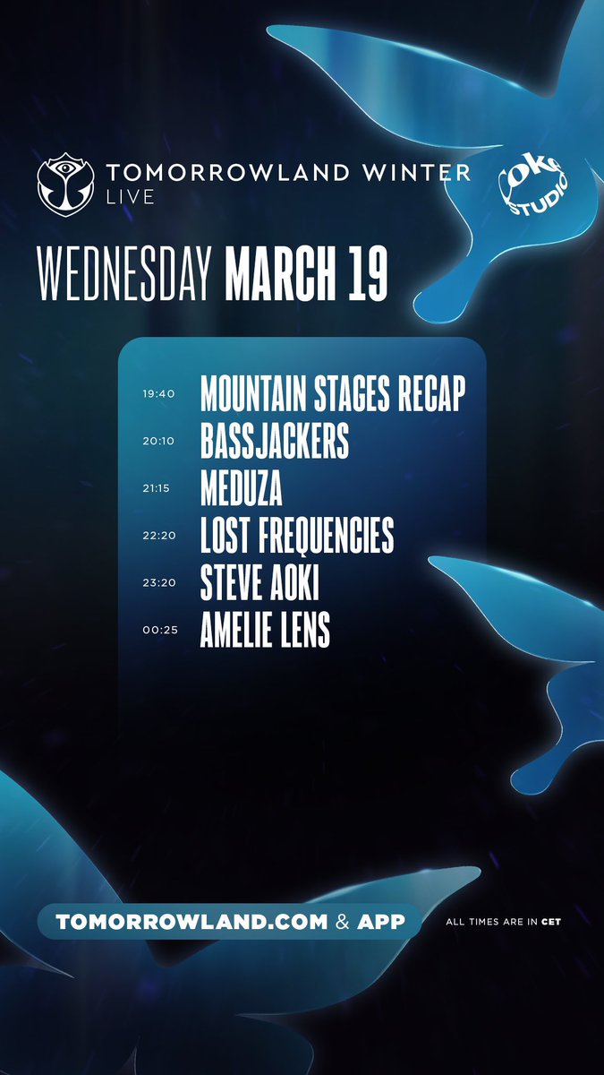 Tomorrowland España (@tomorrowlandspa) on Twitter photo Sigue las actuaciones de estos artistas en Tomorrowland Winter EN DIRECTO en Tomorrowland.com o en la app de <a href="/TMLwinter/">Tomorrowland Winter</a>
Junto con <a href="/CocaCola_es/">Coca-Cola España</a> Sigue las actuaciones de estos artistas en Tomorrowland Winter EN DIRECTO en Tomorrowland.com o en la app de <a href="/TMLwinter/">Tomorrowland Winter</a>
Junto con <a href="/CocaCola_es/">Coca-Cola España</a>