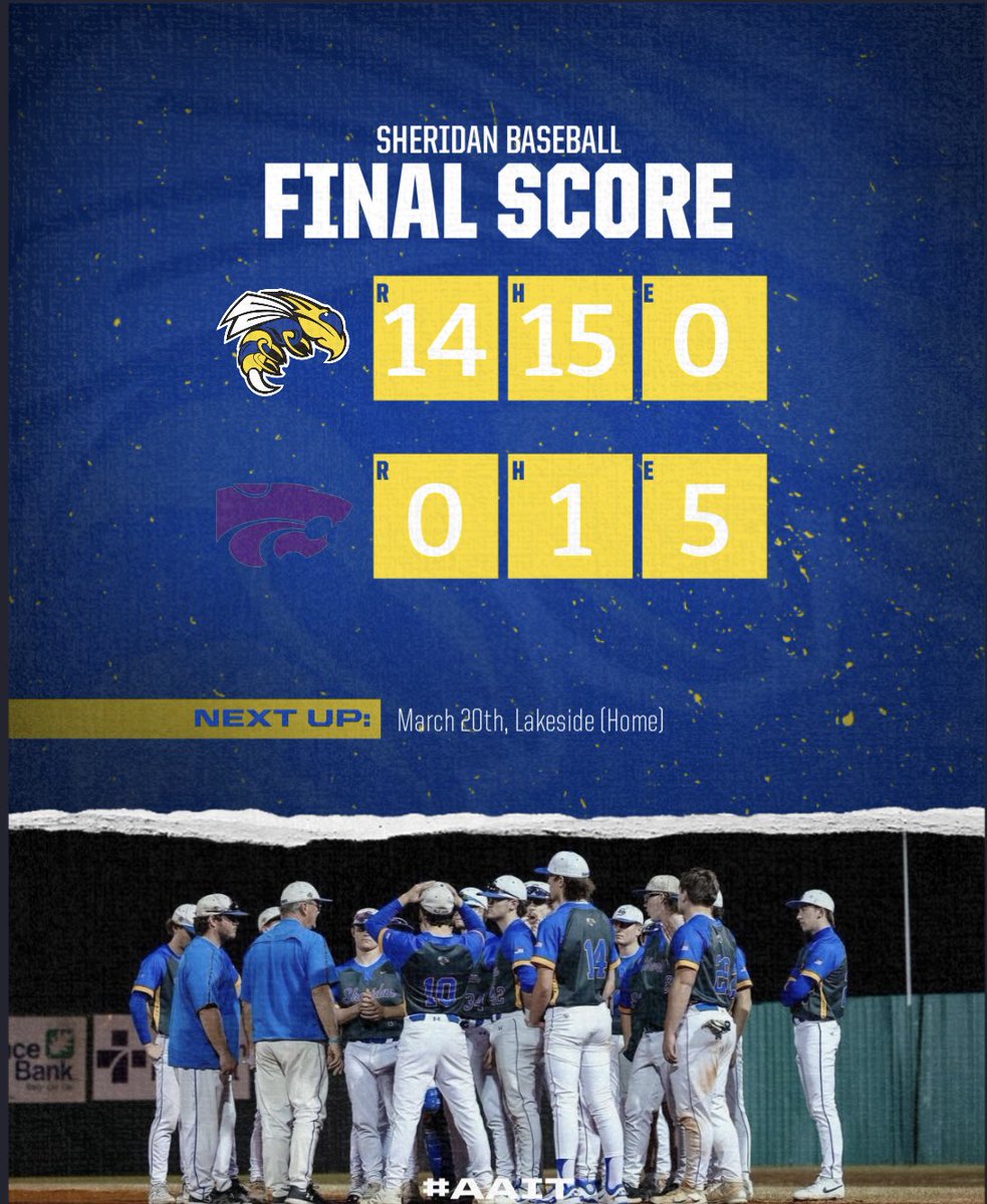 Sheridan Yellowjacket Baseball (@yjswarmbaseball) on Twitter photo Great day at the plate yesterday 🔵🟡
<a href="/carson_zac42/">Zac Carson</a> 4/4 with two doubles & two singles, 2 RBIs, 3 R
<a href="/jacebradshaw5/">jace bradshaw</a> 2/3 with a 💣
2 R 2 H 1 RBI
<a href="/PSterritt34/">Payton Sterritt</a> 2/4 with a 💣
2 R 2 H 1 RBI
<a href="/LoganW08/">Logan Ward</a> 2/4 with a 💣
2 R 2 H 2 RBI
<a href="/chandlers4711/">chandler stanton</a> 2/3
2 H 2 RBI Great day at the plate yesterday 🔵🟡
<a href="/carson_zac42/">Zac Carson</a> 4/4 with two doubles & two singles, 2 RBIs, 3 R
<a href="/jacebradshaw5/">jace bradshaw</a> 2/3 with a 💣
2 R 2 H 1 RBI
<a href="/PSterritt34/">Payton Sterritt</a> 2/4 with a 💣
2 R 2 H 1 RBI
<a href="/LoganW08/">Logan Ward</a> 2/4 with a 💣
2 R 2 H 2 RBI
<a href="/chandlers4711/">chandler stanton</a> 2/3
2 H 2 RBI