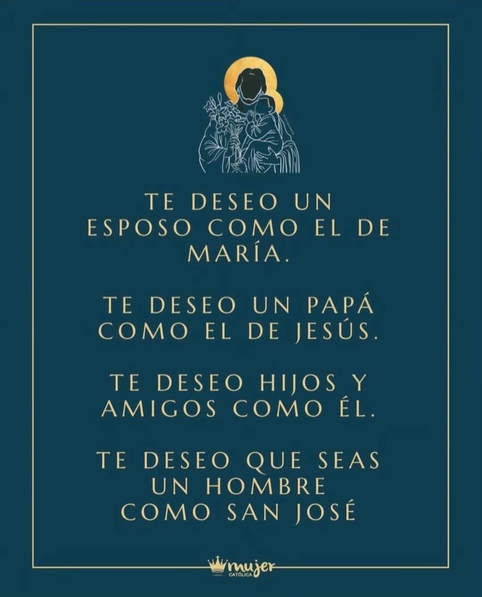 polymatheis's tweet photo. Amigos, sean hombres, hombres en serio, hombres de verdad, hombres como San José. https://t.co/YwlnR5Hm10