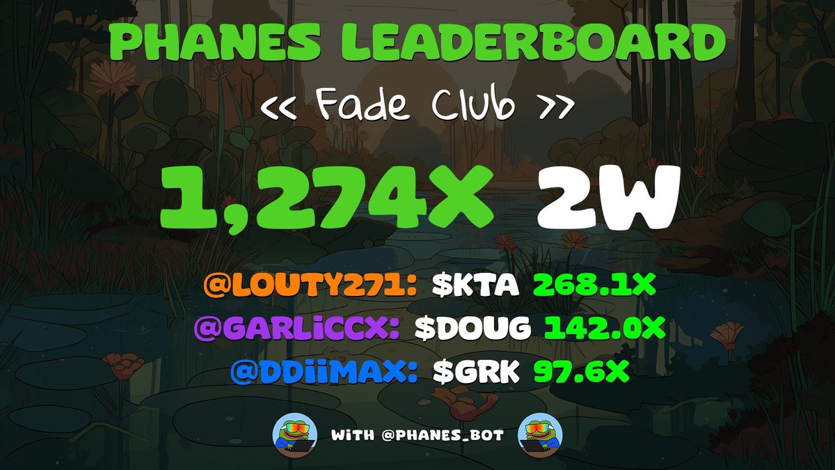 Fade Club tweet media
