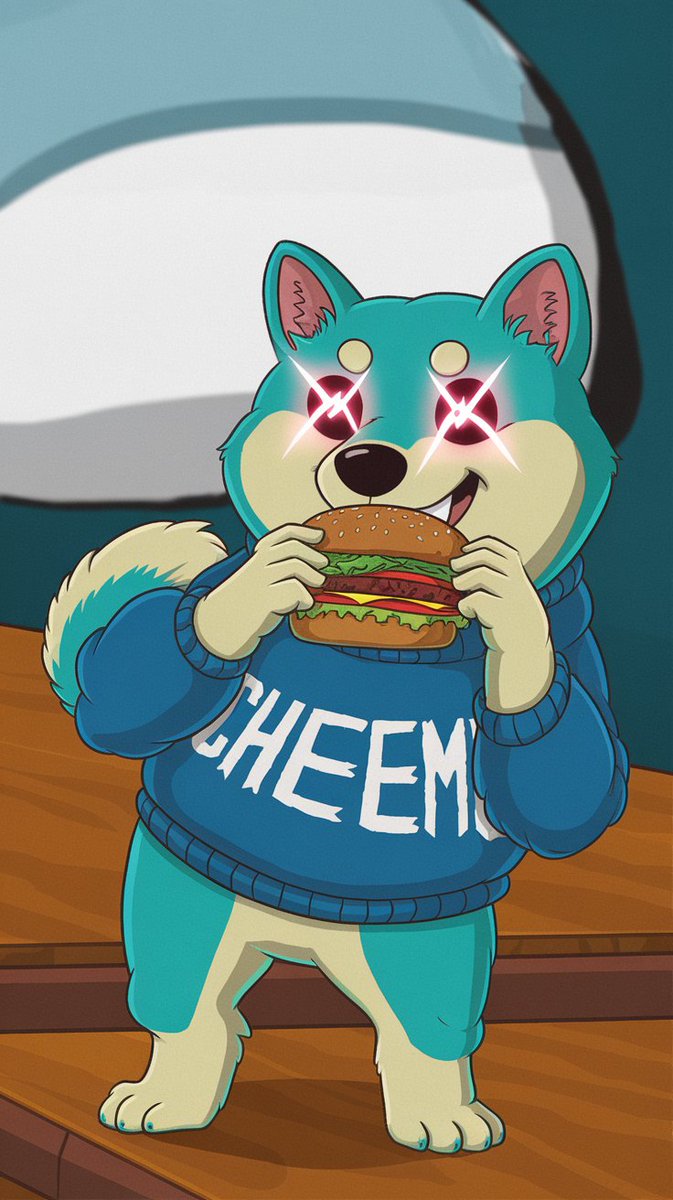 CheemsKRC20's tweet photo. @Broccoli_kas @POTUS Have a good trip #broc , take a cheeseburger with you! https://t.co/tVB6EVs6io