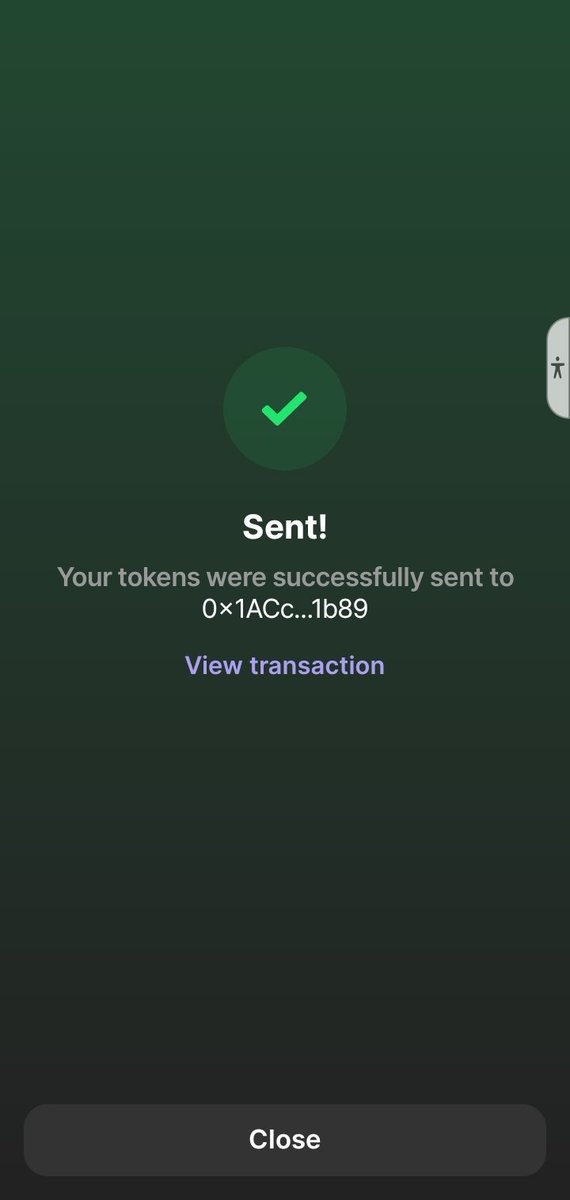 Sent ✅