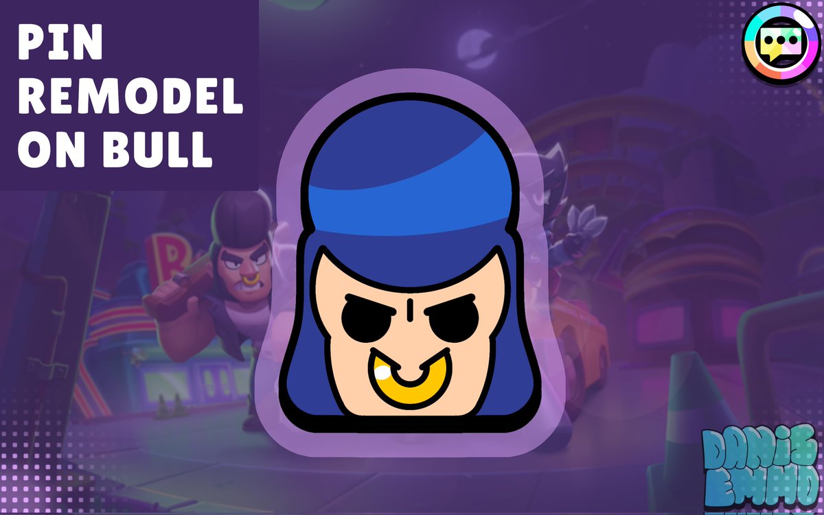 Danissemmo's tweet photo. @BrawlStars PIN REMODEL CONCEPT ON BULL!?
How do you like it?
(Repost will help a LOT)
#BrawlStars #BrawlStarsArt https://t.co/kouPQFuylo