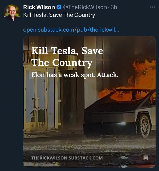GuntherEagleman's tweet photo. Arrest Rick Wilson https://t.co/JgW744Uka2