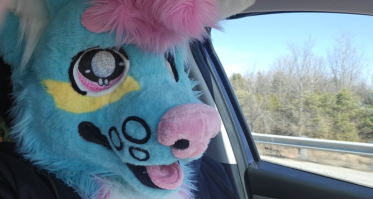 On my way to <a href="/FurnalEquinox/">Furnal Equinox</a> ! Can't wait to have a fun weekend with everyone! 💙💙💙