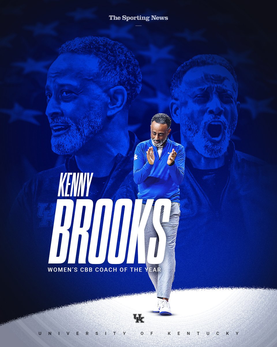 sportingnews's tweet photo. Kentucky's revival: Kenny Brooks is The Sporting News Women's College Basketball Coach of the Year 🔥

🔗: https://t.co/oc4MDCEyOK https://t.co/E5Y2BDPpyv