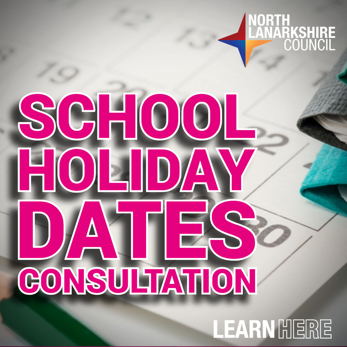 We’re reviewing school holiday dates from August 2026 and want your views...  

There are two options for school holidays:  
✅ Option A – keep the current holiday pattern. 
✅ Option B – adjustments include a two-week October break, fewer May holidays, and a shift in mid-term