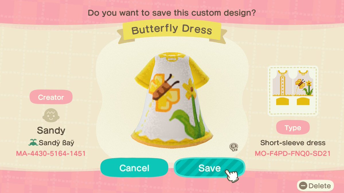 spacnh1's tweet photo. Some recent clothing designs I created.

#acnh
#acnhnewhorizons
#acnhclothingdeaigns
#sandybay
#sandrascrossing
#acnhcustomcodes
#acnhdresscodes
#animalcrossing
#AnimalCrossingNewHorizons https://t.co/FpOQ4xv4J7
