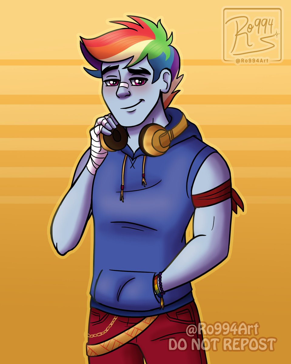 Ro994Art's tweet photo. I think I'm going through a little artblock again, but I'll post something new here soon, I promise. π
Have a solo Rainbow Blitz from my commission sheet in the meantime.
#equestriagirls #equestriaboys #genderbend #mlp #rainbowblitz #rainbowdash #eqg https://t.co/GMXRCJzMOQ