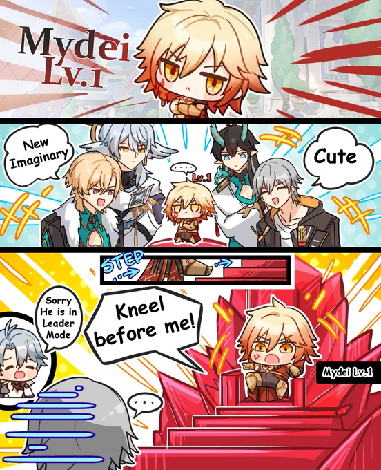 Welcome Mydei Lv.1 ! 🔥✨
----
Download Honkai Starrail  ✨https://t.co/45vI7cVbrM
----
#Honkaistarrail #Starrail #hsr #Mydei #newstarผู้สร้าง #danheng #sunday #aventurine #Phainon #Caelus 