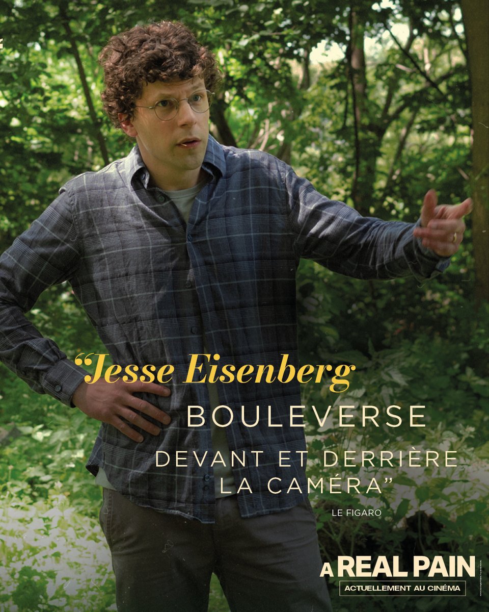 SearchlightFR's tweet image. Qu'avez-vous pensé du film ? 🙂 #ARealPain, actuellement au cinéma.