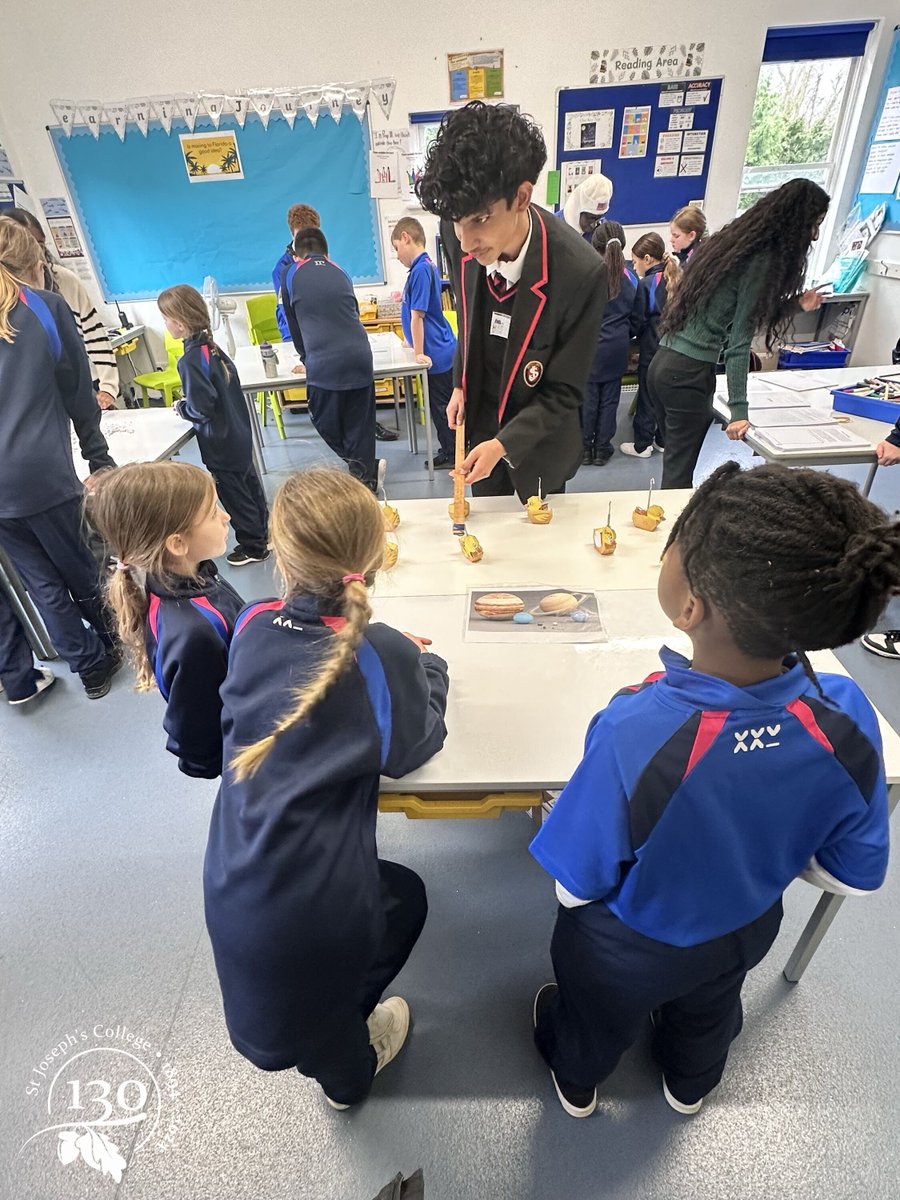 sjcrmain's tweet image. Our STEM Leaders enjoyed running science workshops at Our Lady’s Prep School in Crowthorne this week. A great opportunity to share their knowledge and encourage curiosity in science!

#NationalScienceWeek #STEMLeaders #ScienceWorkshops