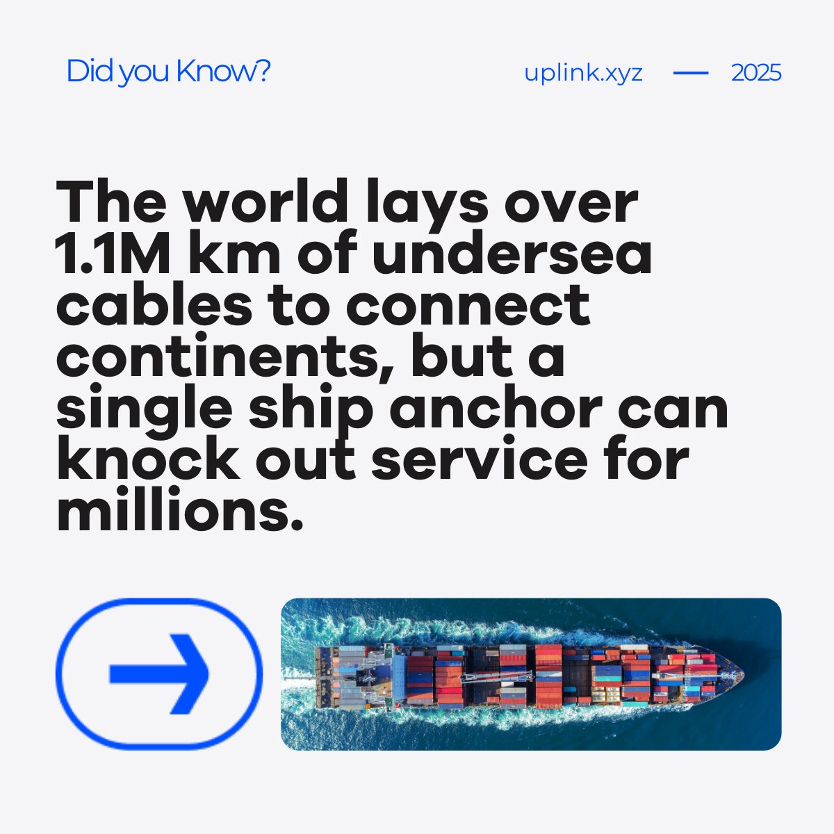 uplink_xyz's tweet photo. In 2025, critical infrastructure can still be disrupted by something as simple as a hunk of metal. Uplink ensures efficient network routing to keep traffic flowing when emergencies happen. https://t.co/77o10NbLQ8