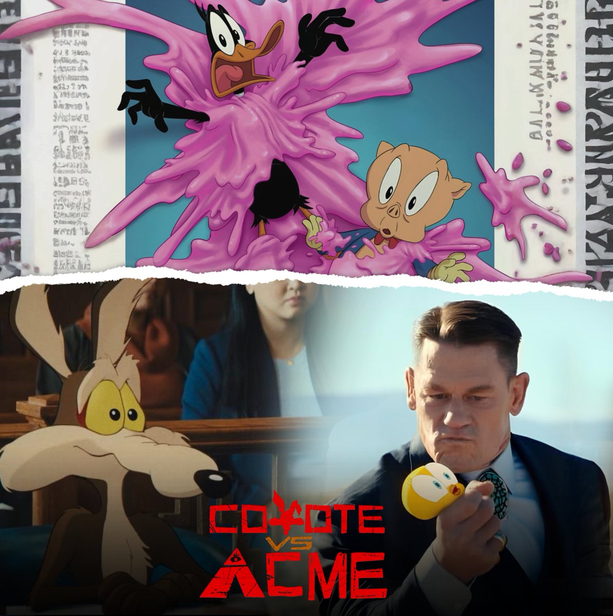 CartoonsOTMoon's tweet photo. Finalmente Warner Bros está en platicas para vender COYOTE VS. ACME a Ketchup Entertainment.

La misma distribuidora indie que acaba de rescatar y estrenar la película de The Day The Earth Blew Up. https://t.co/4NK120QExz