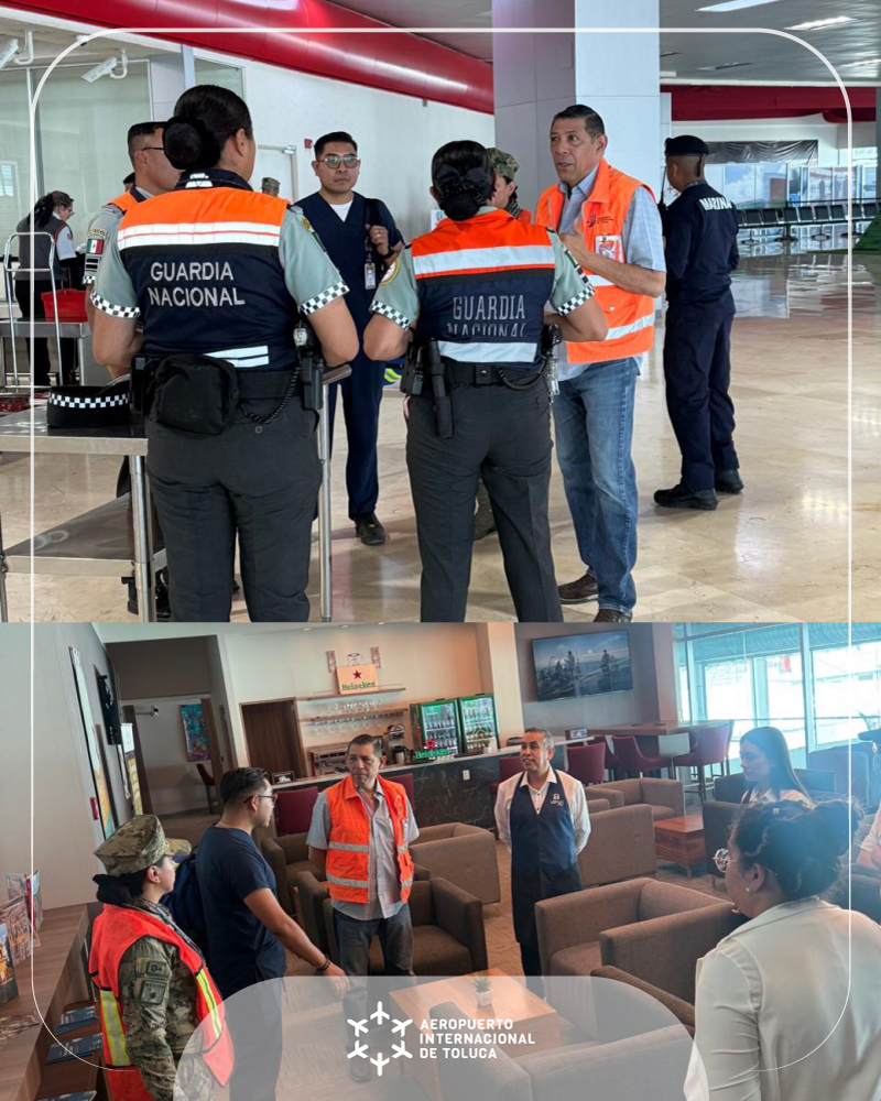 AIT_MX's tweet image. ℹ️ #AITinforma - Cuidamos de ti en cada vuelo ✨🛫

Para reforzar la seguridad y bienestar de nuestros pasajeros, hemos implementado un #programapiloto de recorridos sanitarios en el AIT con el apoyo del personal de Sanidad Naval de la UNAPAP. 🚑👨‍⚕️

#ViajaTranquilo #CuidamosDeTi