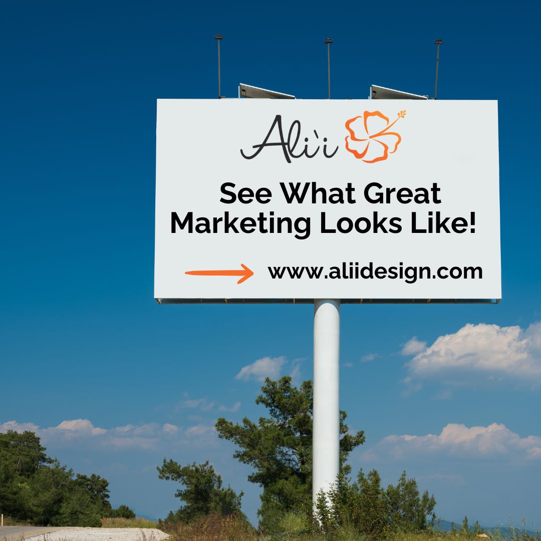 aliidesign's tweet image. Great marketing isn’t just about looking good—it’s about making an impact. At Ali’i Marketing by Design, we blend creativity, strategy, and over 25 years of expertise to craft marketing that works. aliidesign.com/our-work/

#AliiDesign #MarketingWithAloha #BrandingExperts