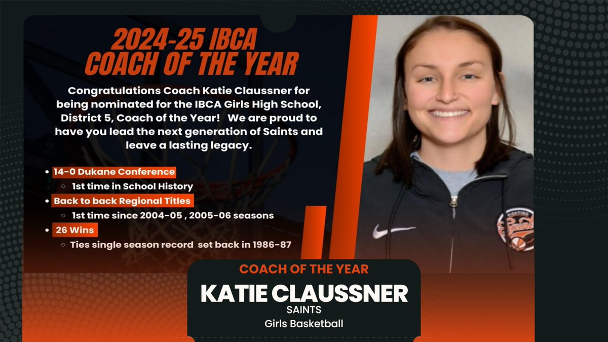 Congratulations Coach Claussner!