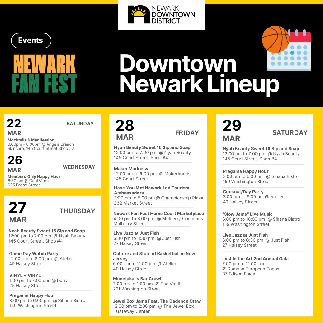 Newark Downtown District tweet media