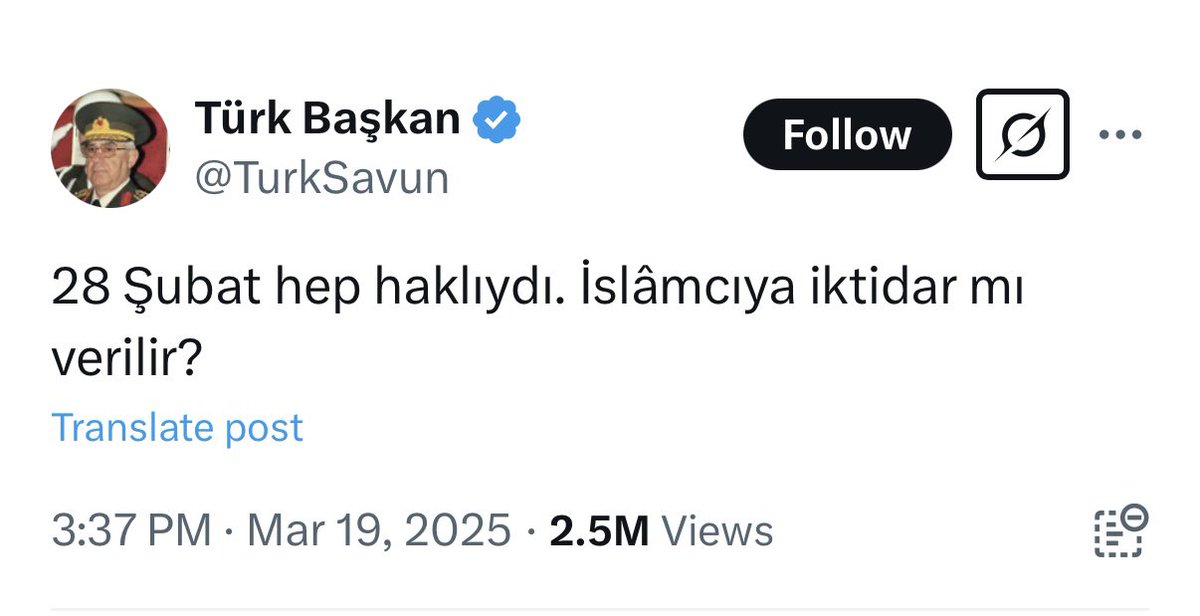 İktidarı kimse sizden, sizin onayınızla almadı, iktidarı halk seçti ve siz o halkı hep aşağıladınız. Hâlâ aynı zihniyettesiniz, 28 Şubat’ı haklı görecek kadar pespayesiniz.