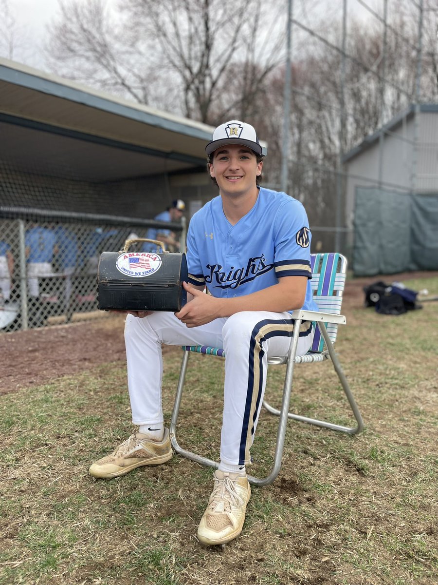 And the first one I get to hang with this season is <a href="/BumpBrody/">Brody Bump</a> 

Kid dominated on the bump and led the <a href="/WCR_Baseball/">WC Rustin Baseball</a> squad to a nice early season league win. 

5 innings 1 hit 9 k’s 0 runs. 

#PailMentality