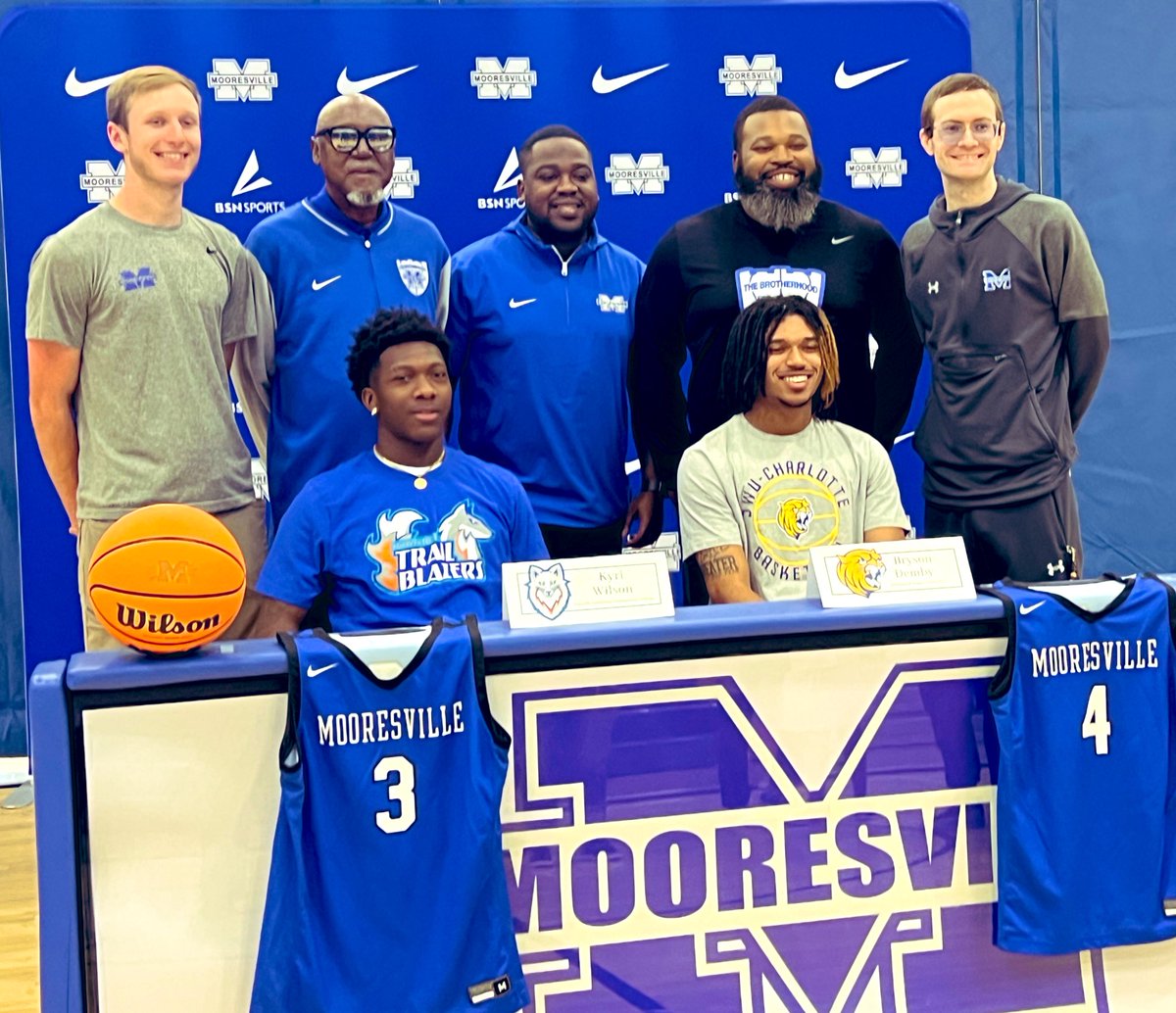 So proud of you guys <a href="/KyHoopin/">Kyri Wilson</a> <a href="/brysondemby/">Bryson Demby</a>  go be great‼️‼️‼️ Ⓜ️🏀