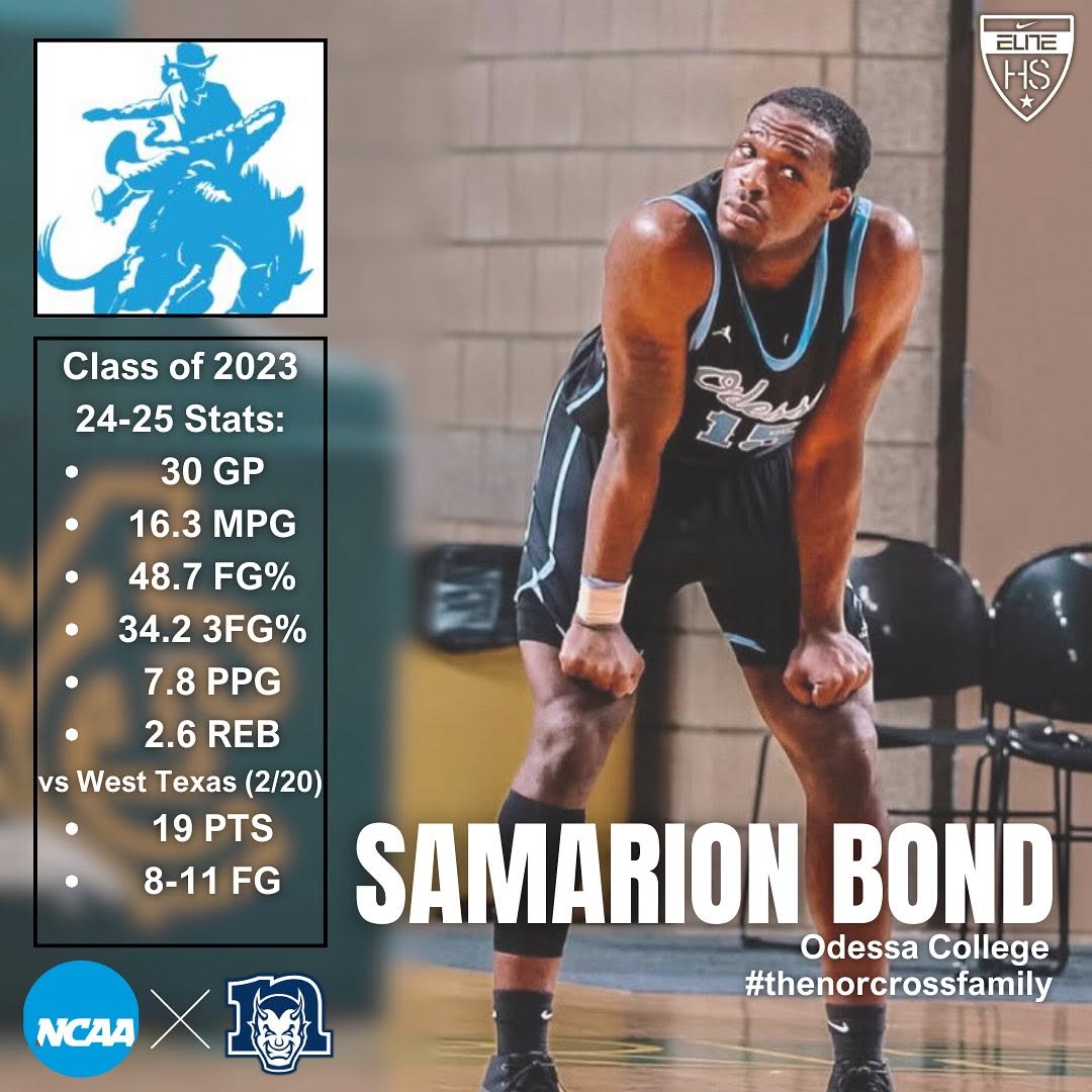 Samarion Bond - Odessa College
<a href="/BondSamarion/">Samarion4x aka Baby Z</a> #TheNorcrossFamily