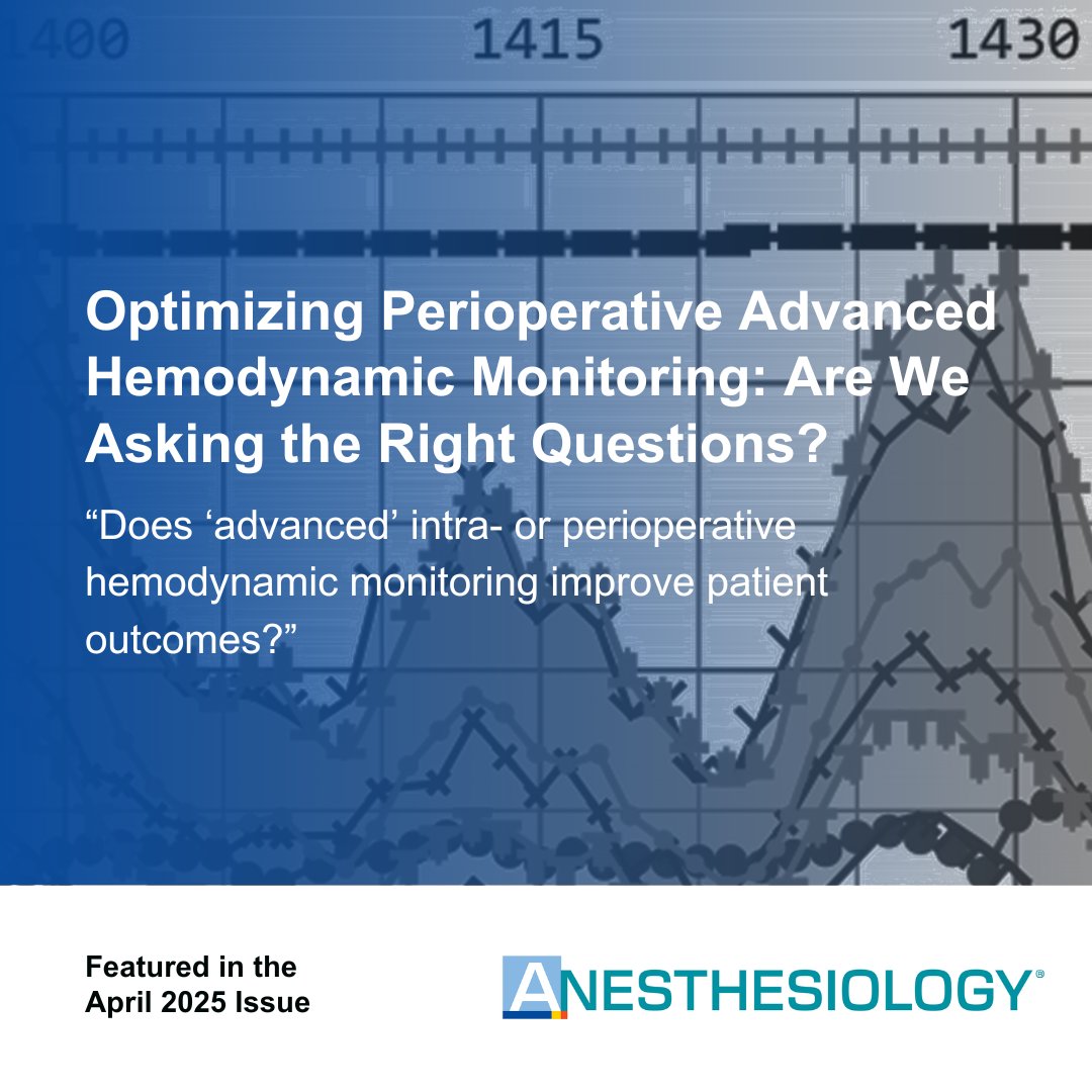 Anesthesiology Journals tweet media