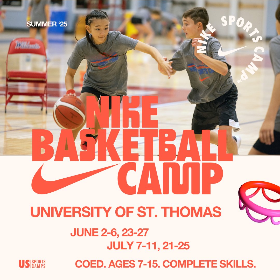 Excited to announce that I’ll be partnering with @USSportsCamps this summer to host the Nike Basketball Camp at the University of St. Thomas! 🙌

Register Now: ussportscamps.com/basketball/nik…

#NikeCampsxMedinaUST #NikeCamps #NikeSportsCamps #PlayWithoutLimits #FindYourFearless