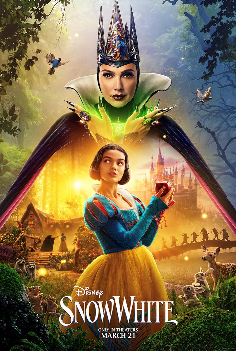#SnowWhite Reimagina el clásico de 1937 con ideas que estuvieron cerca de ser buenas. En momentos lograba capturarme, pero nunca por completo, y luego me perdia gracias a sus diálogos, libreto, CGI o la actuación principal que nunca se sintió genuina.