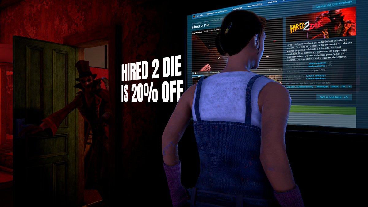 Electric Monkeys | Hired 2 Die on Steam tweet media