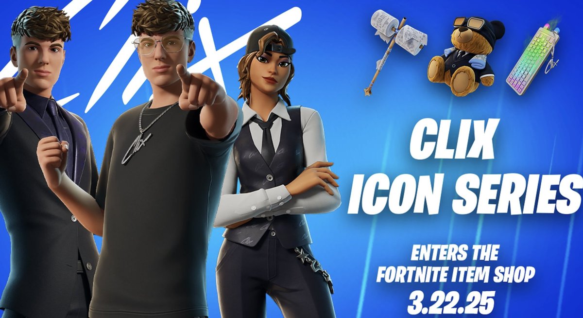 السلام عليكم ورحمة الله وبركاته

تنصحوني اشتري اسكن كلكس جديد، اذا ابشتري اي واحد اشتري ( انا اشوف كلكس العادي افضل).

<a href="/Clix/">Clix</a> : <a href="/Fortnite/">Fortnite</a>