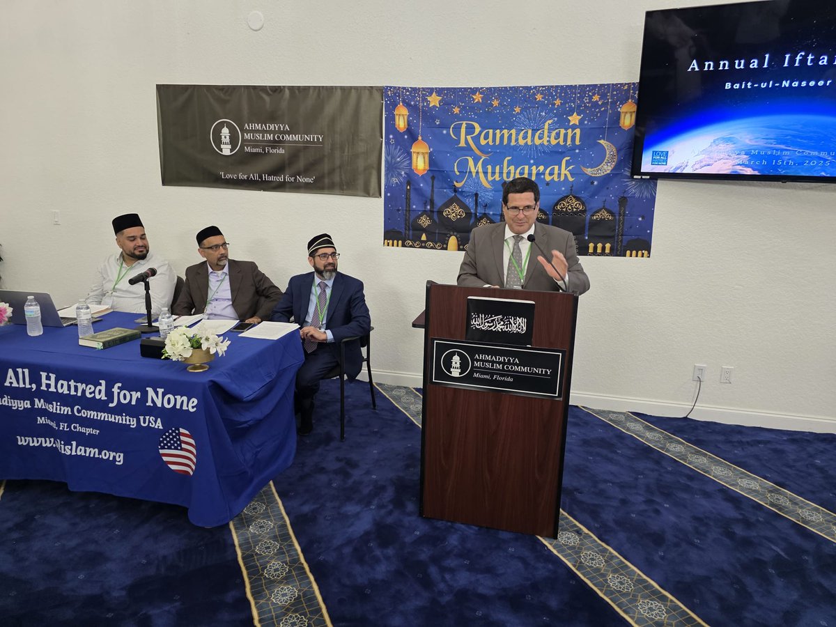 MiamiIslam's tweet image. Great speakers at our Ramadan Interfaith Iftar and Dinner discussing @Voices_4_Peace